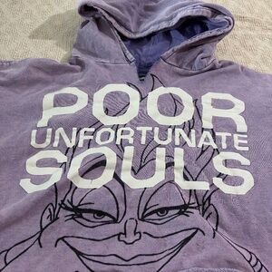 Oh My Disney Poor Unfortunate Souls Ursula Hoodie Cropped Sweater